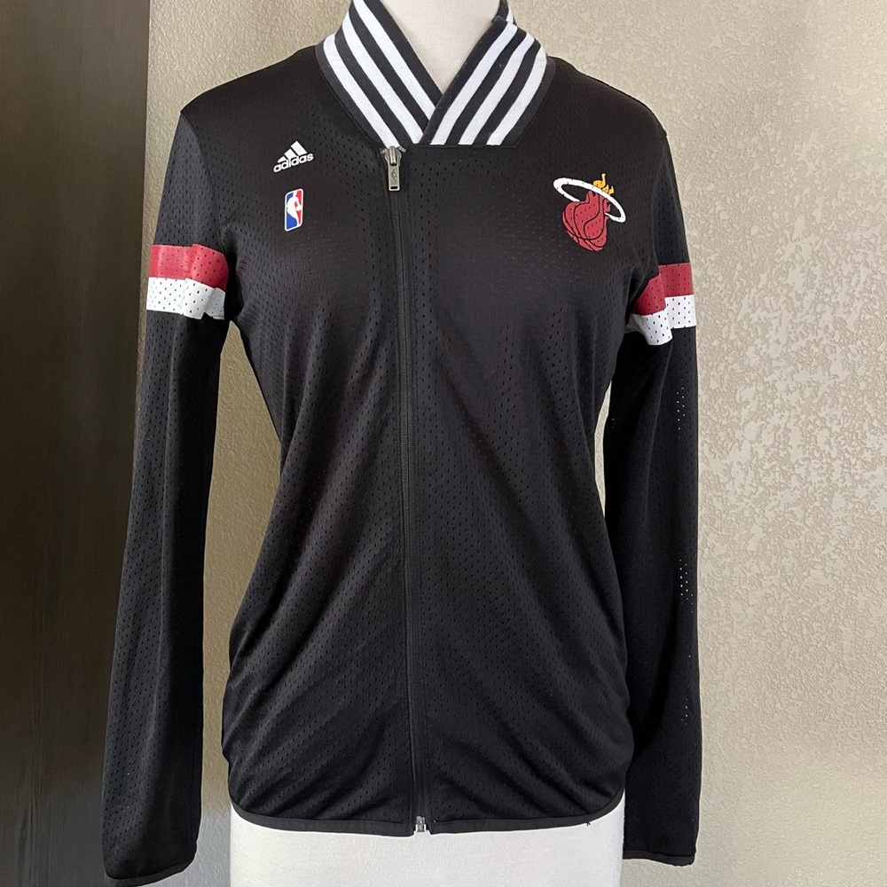 Adidas Women's Miami Heat Zip-Up Jacket